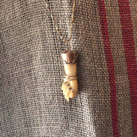 Antique Mano Figa charm - Picture 6 of 12